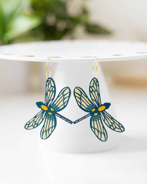 70s Dragonfly Hoops - 1