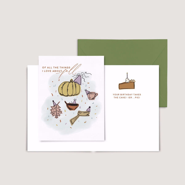 fall birthday card - 1