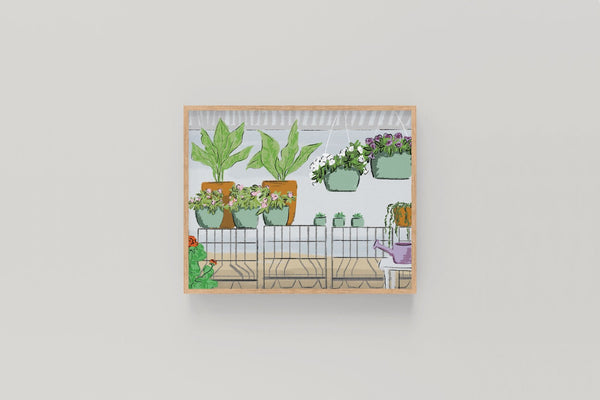 greenhouse print - 1