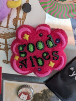 "Good Vibes" Message Magnet - 1