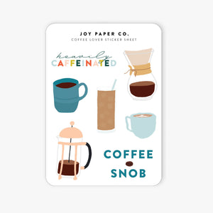 Coffee Lover Sticker Sheet - 1