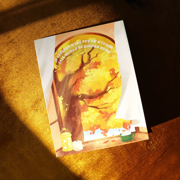 Golden Hour Fall Greeting Card - 3