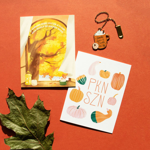 Golden Hour Fall Greeting Card - 2