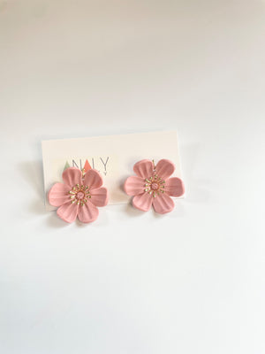 Small Gardenia Dangle earrings  - 1