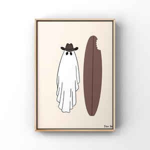 Ghost Cowboy Print - 1