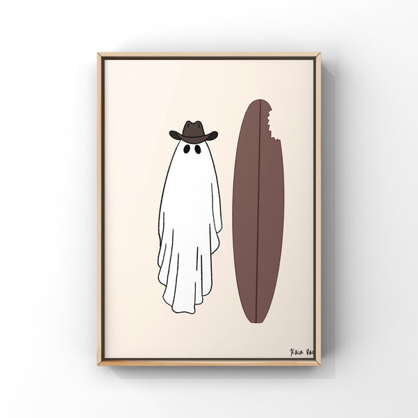 Ghost Cowboy Print - 1