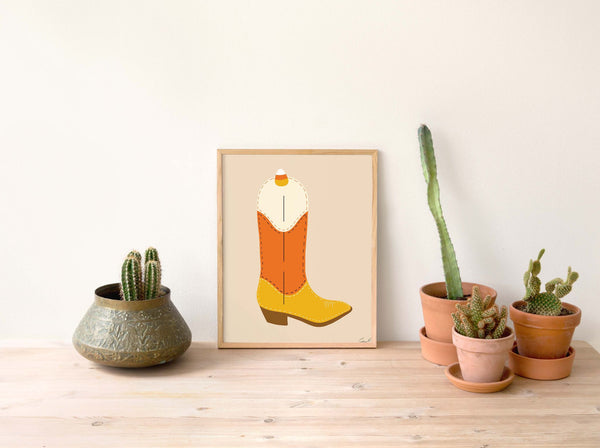 Candy Corn Halloween Art Print  - 2