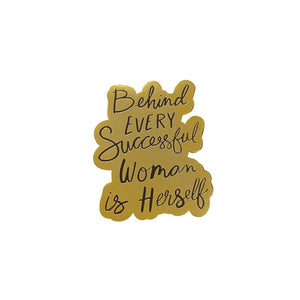 Successful Woman Enamel Pin - 1