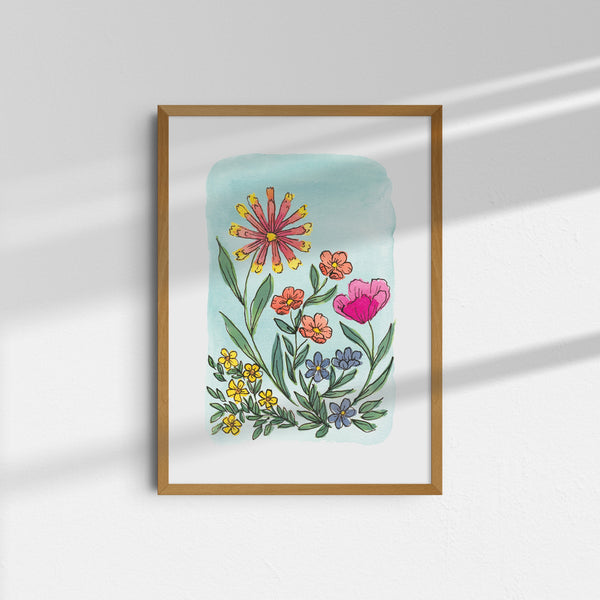 Indian Blanket Art Print - 1