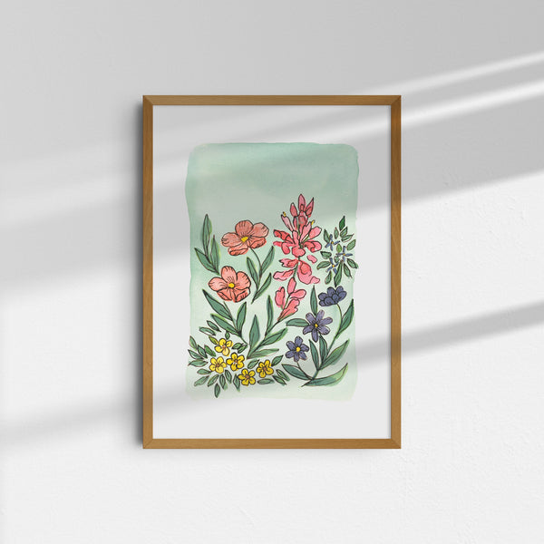 Indian Paintbrush Art Print - 1