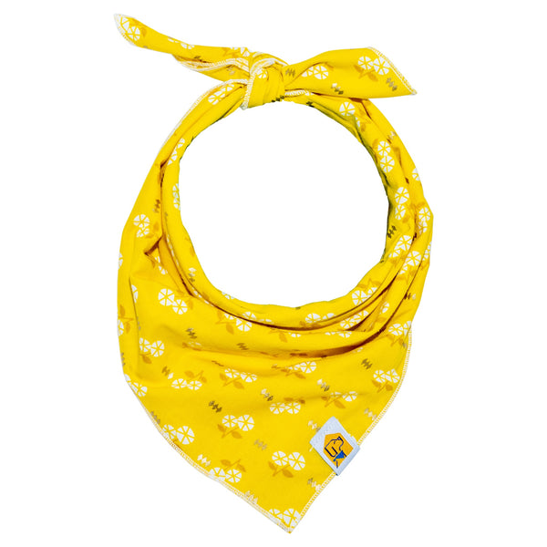 Daisy Yellow Dog Bandana - 1