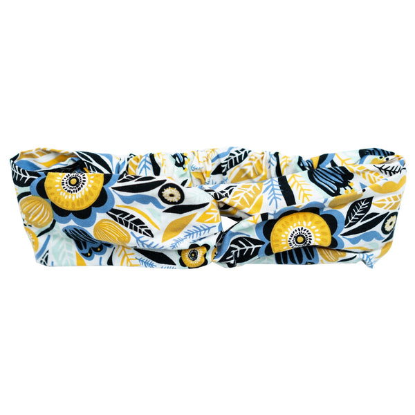 Geometric Wildflowers Matching Human Headband - 1