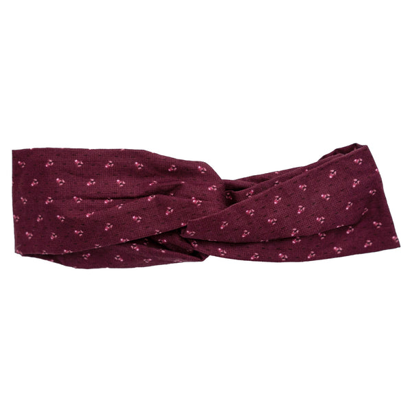 Deep Mauve Matching Human Headband - 1
