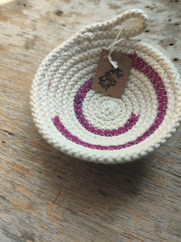 Small Cotton Rope Bowl - 6