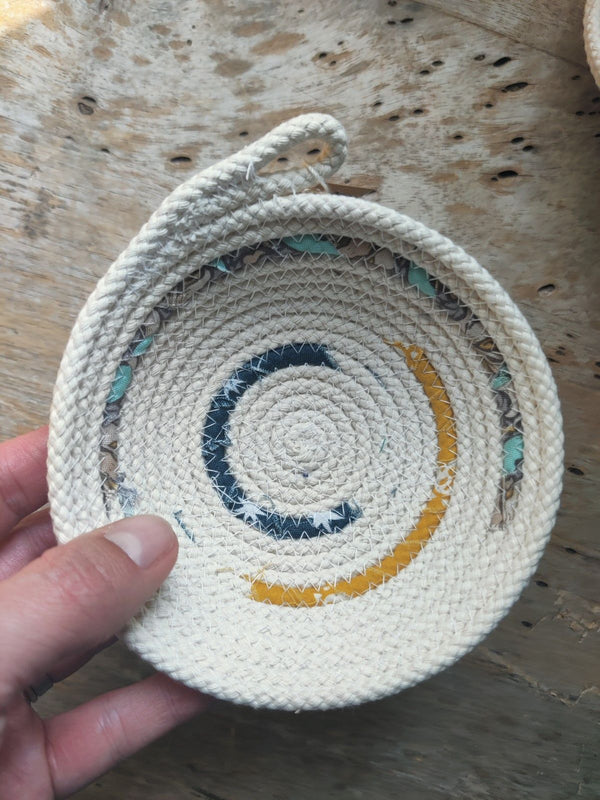 Large Cotton Rope Bowl - 5