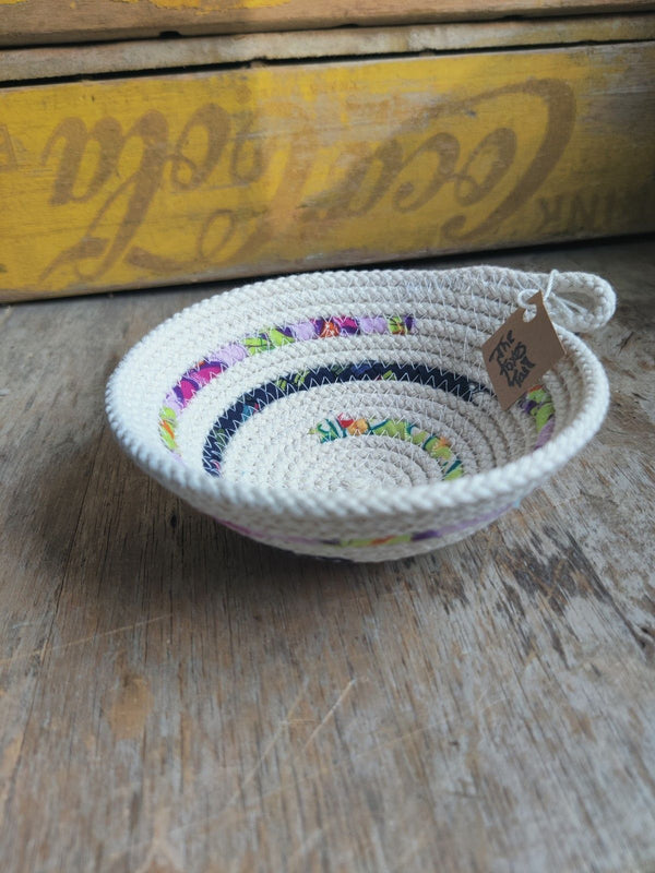 Large Cotton Rope Bowl - 4