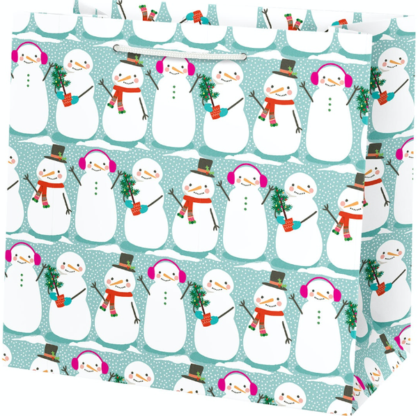 Snowman Large Christmas Gift Bag