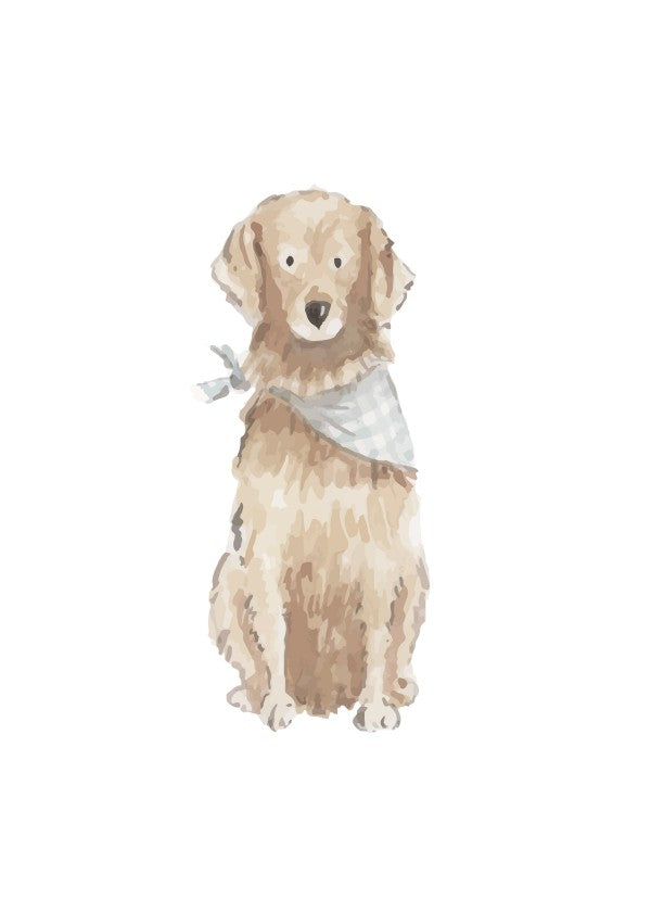 Golden Retriever Print