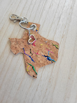 Texas Cork Keychains - 1