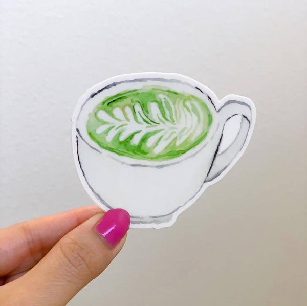 Matcha Latte Sticker