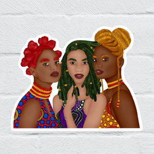 Melanin Queens Sticker  - 1