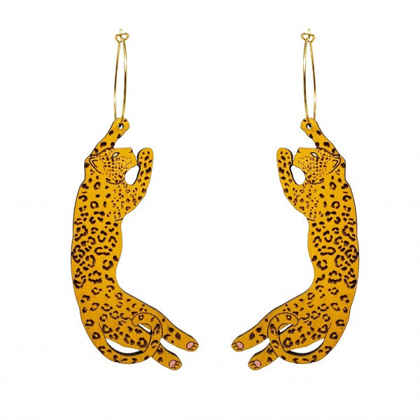 Leopard Hoops