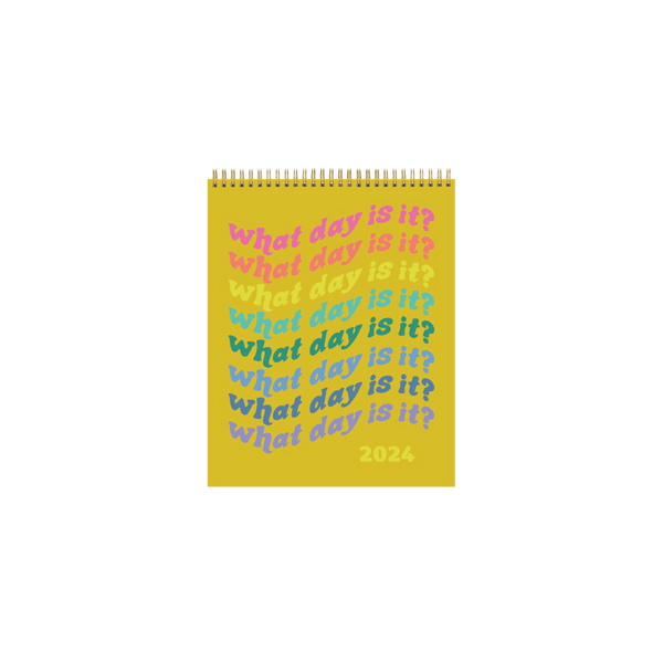 2024 Wall Calendar - What Day is It?