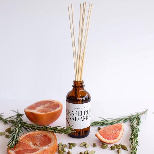 Grapefruit + Cardamom Reed Diffuser