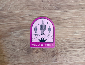 Wild and Free Sticker - 1