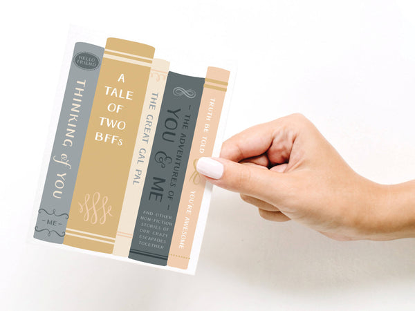 BFF Books Greeting Card - RS