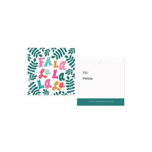 Fa La La Holiday Gift Tags - 1