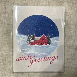 Winter Greetings Card - 1