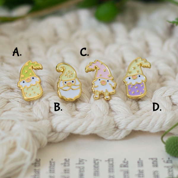 Santa, You Gnome Him Enamel Earrings/ Bracelet/ Necklace [Pastel Series] - 1