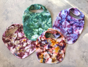 Dyed Cotton Baby Bib - 1