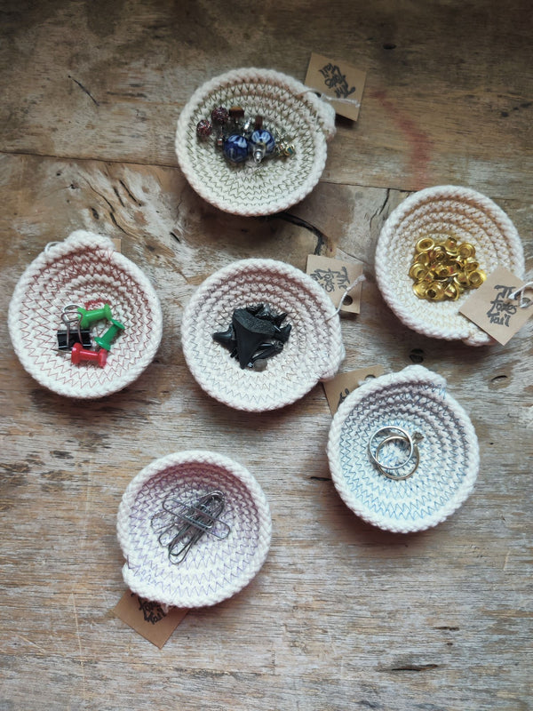 Tiny Cotton Rope Bowl - Multiple Colors - 2