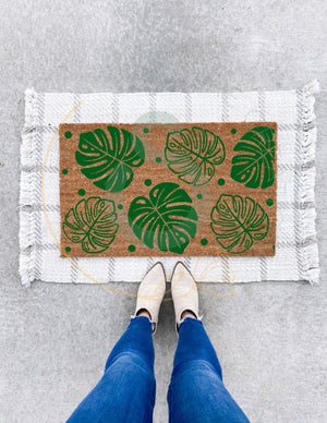 Monstera Leaf Doormat - 1