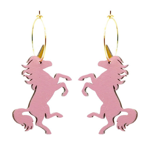 Unicorn Hoop Earrings - 1
