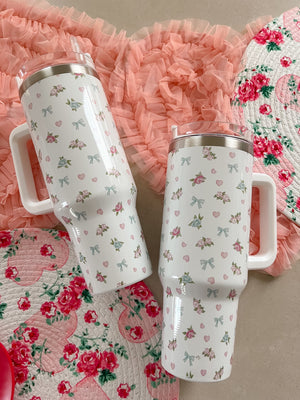 40oz Girly Insulated Tumbler  - 2