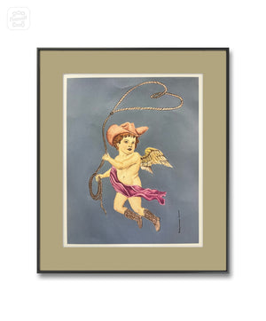 Cowboy Cupid Giclée Art Print - 1