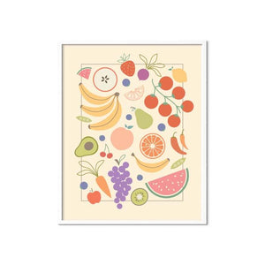 Fruits & Veggies Art Print - 1