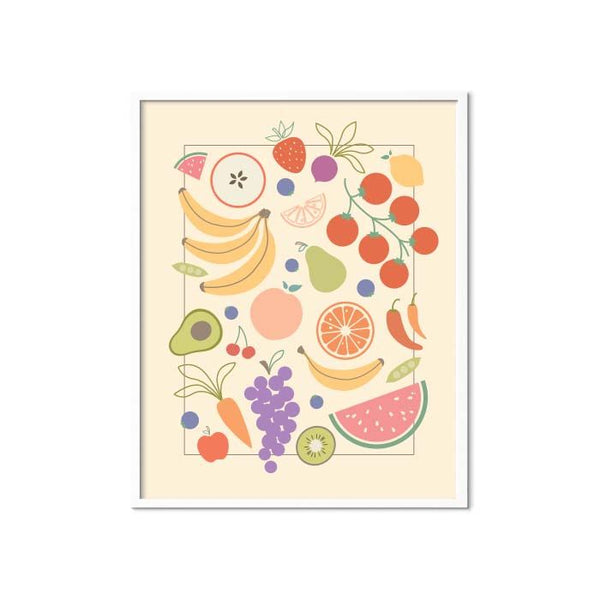 Fruits & Veggies Art Print - 1