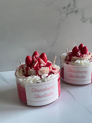 Strawberry Shortcake Dessert Candle - 1