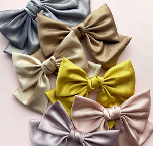 Glitter Bow with Spring Clip - 1