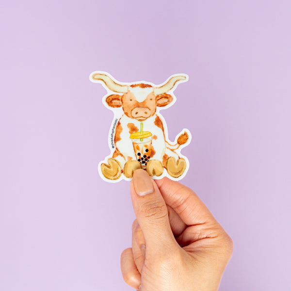 Boba Longhorn Magnet - 1