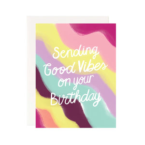Good Vibes on your Birthday Card - 1