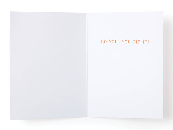 Congrats Colorblocks Greeting Card - DS