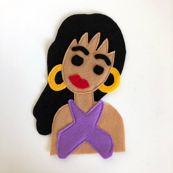 Queen of Tejano - Iron On Applique/Patch