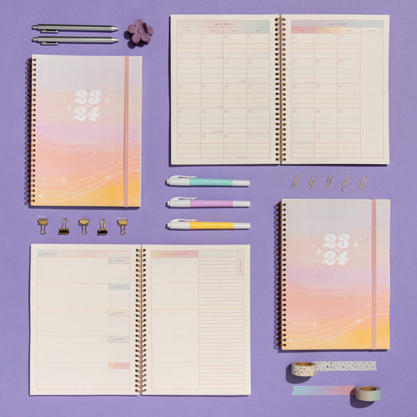 Academic Planner - Celestial Gradient - 2023-2024