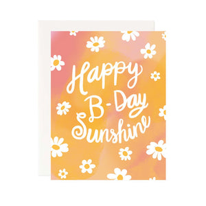 Happy B-Day Sunshine Greeting Card - 1