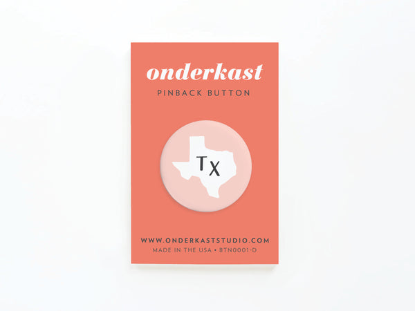 TX Pinback Buttons